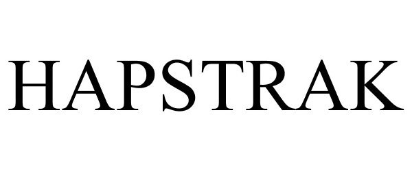 Trademark Logo HAPSTRAK
