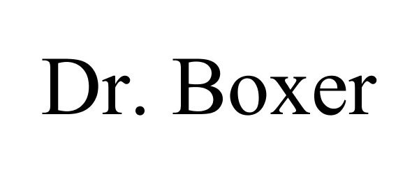 Trademark Logo DR. BOXER