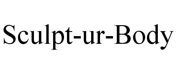 Trademark Logo SCULPT-UR-BODY
