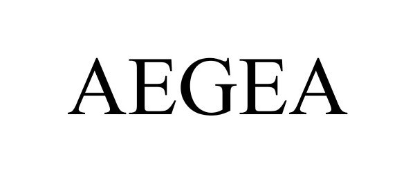 Trademark Logo AEGEA