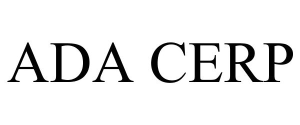 Trademark Logo ADA CERP