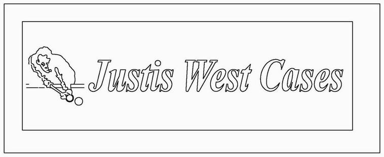 Trademark Logo JUSTIS WEST CASES