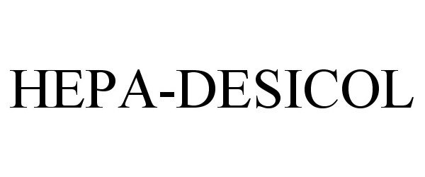 Trademark Logo HEPA-DESICOL