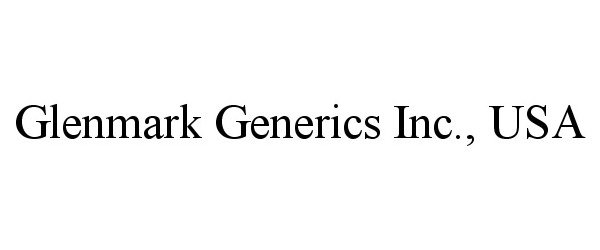  GLENMARK GENERICS INC., USA