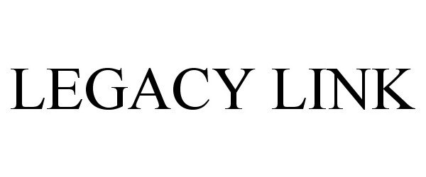 Trademark Logo LEGACY LINK
