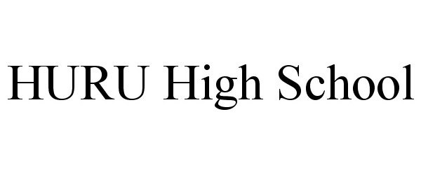  HURU HIGH SCHOOL