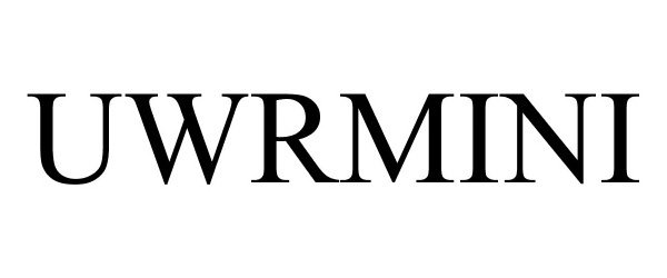 Trademark Logo UWRMINI
