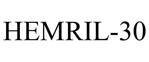 Trademark Logo HEMRIL-30