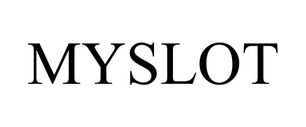 Trademark Logo MYSLOT