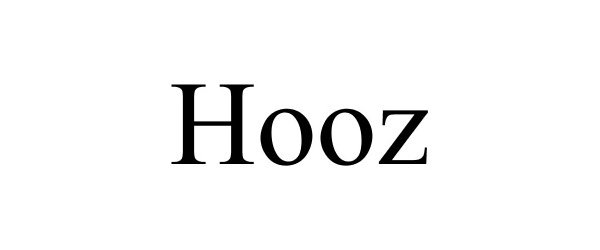 Trademark Logo HOOZ