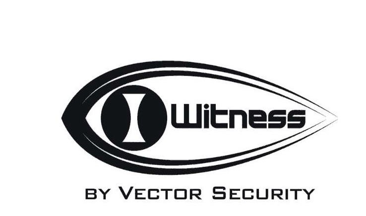 Trademark Logo I WITNESS BY VECTOR SECURITY