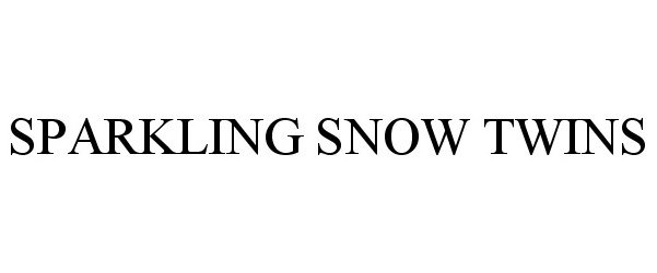  SPARKLING SNOW TWINS