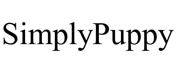 Trademark Logo SIMPLYPUPPY