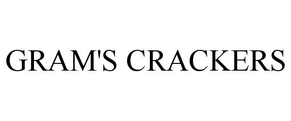 Trademark Logo GRAM'S CRACKERS