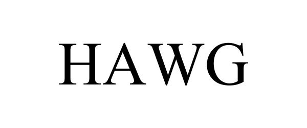 Trademark Logo HAWG