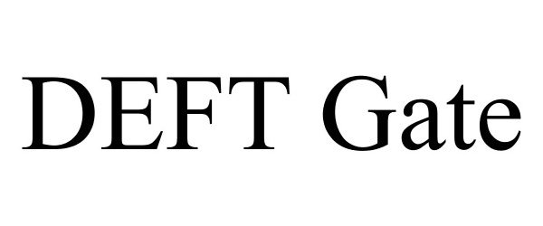 Trademark Logo DEFT GATE