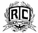Trademark Logo RC ROCK THE CURE