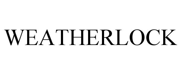 Trademark Logo WEATHERLOCK