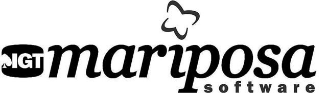 Trademark Logo IGT MARIPOSA SOFTWARE