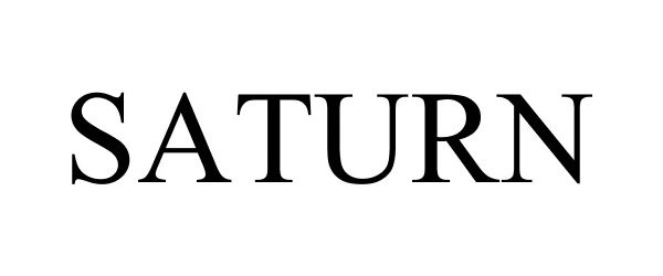 Trademark Logo SATURN