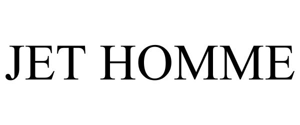 Trademark Logo JET HOMME