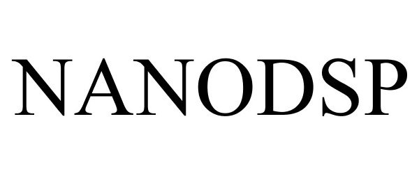 Trademark Logo NANODSP