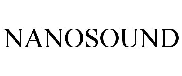 Trademark Logo NANOSOUND
