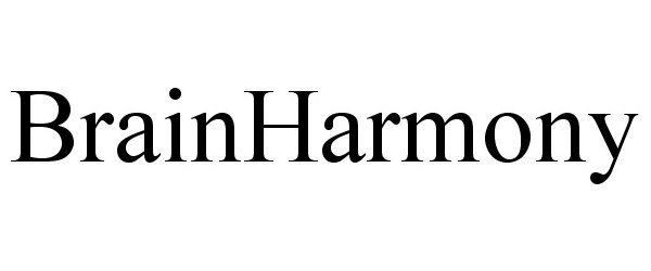 Trademark Logo BRAINHARMONY