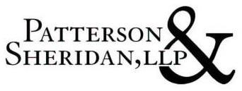 Trademark Logo PATTERSON &amp; SHERIDAN, LLP