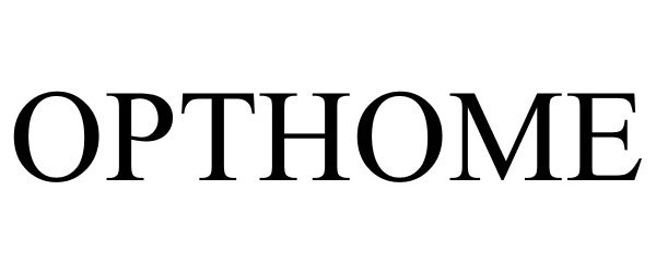 Trademark Logo OPTHOME