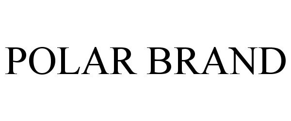 Trademark Logo POLAR BRAND
