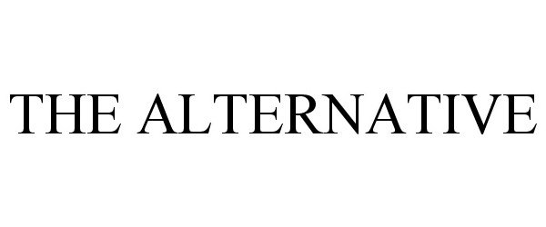 Trademark Logo THE ALTERNATIVE