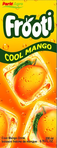 Parle Agro Frooti Cool Mango Cool Mango Drink 0 Ml Boisson Fraiche De Mangue 6 75 Fl Oz Parle Agro Pvt Ltd Trademark Registration