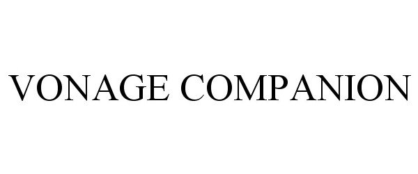  VONAGE COMPANION