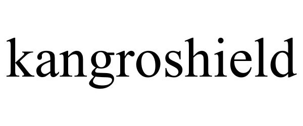 Trademark Logo KANGROSHIELD