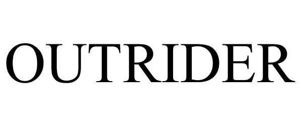 Trademark Logo OUTRIDER