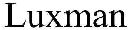 Trademark Logo LUXMAN