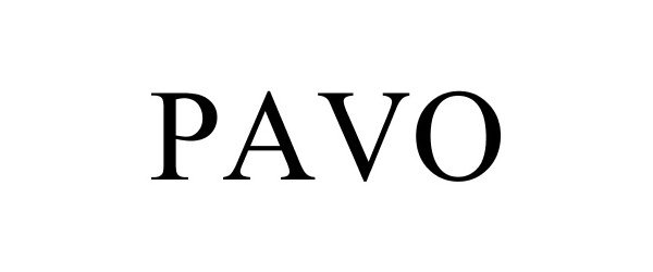 Trademark Logo PAVO