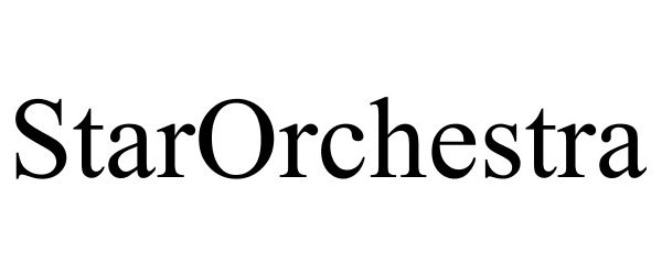 Trademark Logo STARORCHESTRA