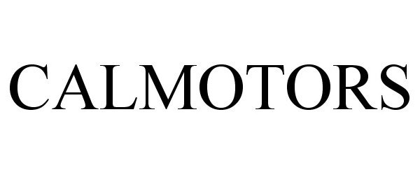 Trademark Logo CALMOTORS