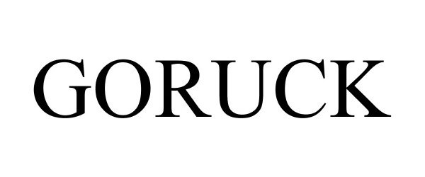 Trademark Logo GORUCK