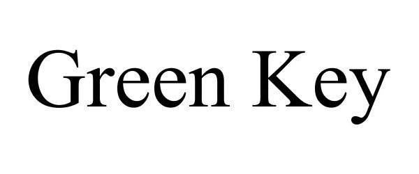 Trademark Logo GREEN KEY