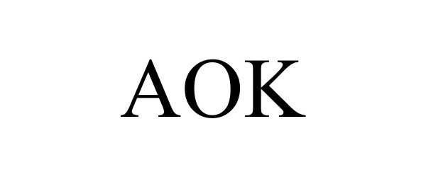 Trademark Logo AOK