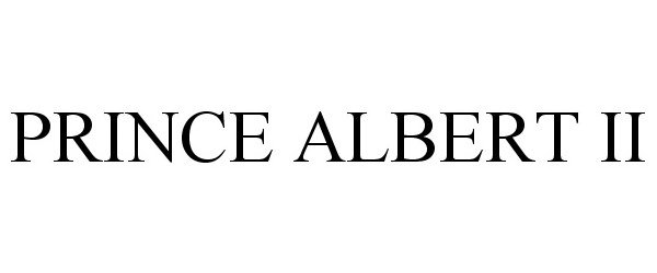 Trademark Logo PRINCE ALBERT II