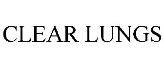 Trademark Logo CLEAR LUNGS