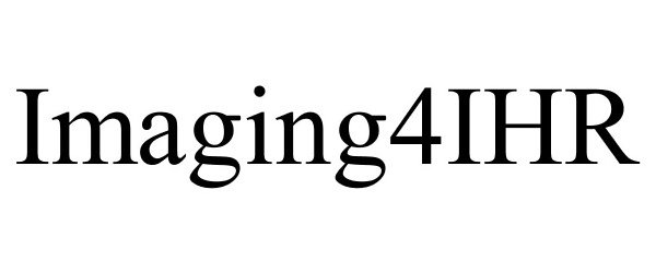 Trademark Logo IMAGING4IHR