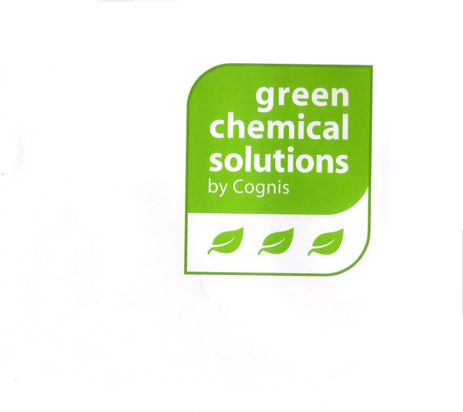  GREEN CHEMICAL SOLUTIONS BY COGNIS