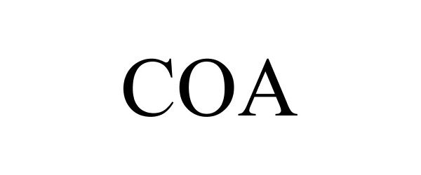 Trademark Logo COA