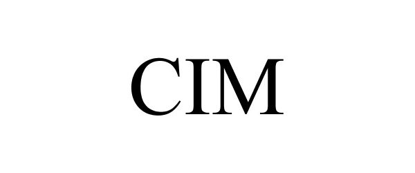 Trademark Logo CIM