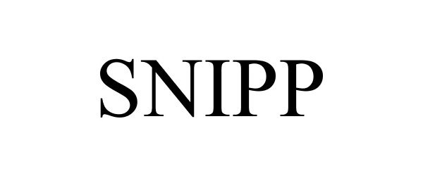 Trademark Logo SNIPP